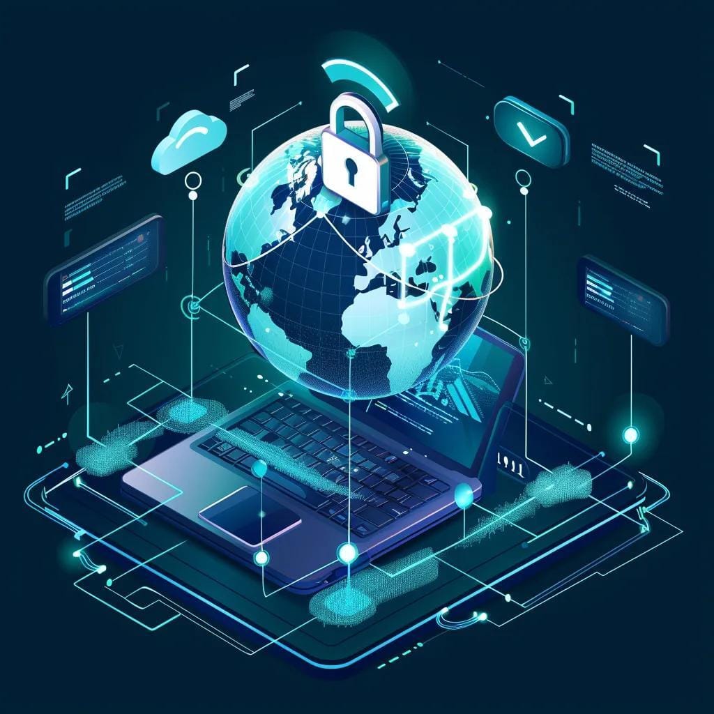 Illustration of VPN technology enabling secure access to geo-restricted Olympic streams